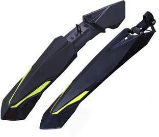 ShreNik Cycle Mudguard 26-29 Inch Bicycle Fender MTB Reflective Tape Material Plastic Clip-on Front & Rear Fender