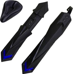COZYCOOL Bicycle Front & Rear Mudguard with Long Patti Fitting And 1 Cycle Seat Cover Full Length Front & Rear Fender