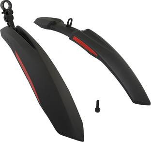 SHARP TODDLERS Bicycle Front & Rear Mudguard with Reflective Tape, Clip-on Front & Rear Fender Clip-on Front & Rear Fender