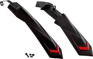SHARP TODDLERS Bicycle Front & Rear Mudguard Mudguard Fits 24",26", In Built Carrier Cycles Clip-on Front & Rear Fender