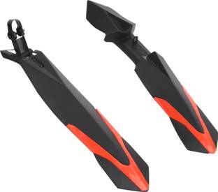 BYKING Front & Rear Mudguard Dual tone with Iron Clamp Full Length Front & Rear Fender
