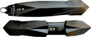 MATELCO Bicycle Front & Rear Mudguard with Unbreakable Plastic Clamp Clip-on Front & Rear Fender