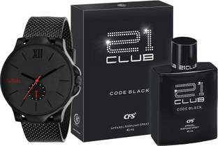 Relish Black Watch, Perfume Men Combo Pack, Gift Set Diwali, Anniversary, Brother, Paper Gift Box
