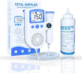 MDSS Fetal Doppler for Baby Heartbeat Monitor Blue Fetal Doppler