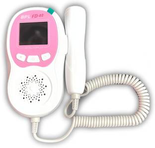 BPL FD-03 Foetal Doppler - the First Heart Beat of A Little One White, Pink Fetal Doppler