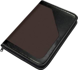 STORITE PU Leather Multipurpose 24 File Sleeve to Store A4 Professional Files and Folders