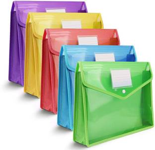Kopila Plastic A4, FS Size Envelope Document Certificates Folder Bag