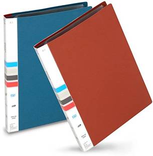 Sejas Collections Plastic 20 Pockets Bound A3 Size Presentation Display Book Portfolio File Folder