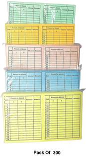 NSSP Paper Attendance Card for Daily Payroll