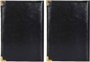 HATHIYANI Leather Bill Folder for Restaurant and Hotel with Card and Receipt Holder