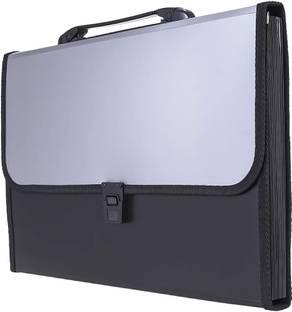 NIVIZEN Plastic Project File Organizer with Handle and 13 Pockets holds up to 900 sheets