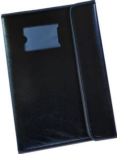 SHINING ZON Leather Magnetic File Folder Document File