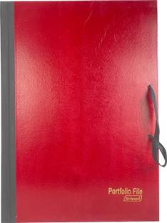 NEELGAGAN Portfolio File, Folder with Elastic Band (Suitable for A2 Size) Pack Of 1 Suitable for Important Sheet