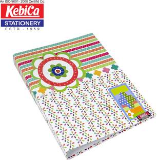 Kebica Paper Document 3D Design File Folder, A4 Size, Ring Binder File Folder, Can Use in Office