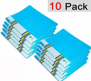 Speny Polypropylene A4 Folder Case Presentation Line Transparent Report File -10 Pieces