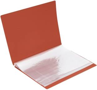 TULMAN 20 Pockets Bound A4 Size Presentation Display Book Portfolio File Folder Presentation Binders with Plastic Clear Sleeves Document Organizer