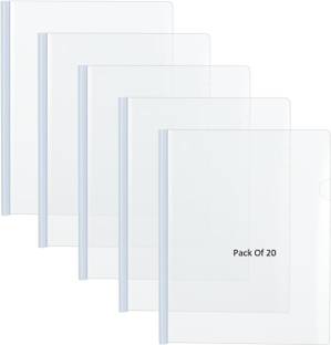 SHINING ZON Plastic Stick File A4 Size For Reports Documents Certificates