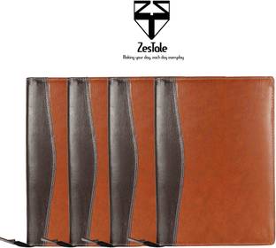 ZesTale Premium Leatherette Multipurpose PU Leather Document Folder