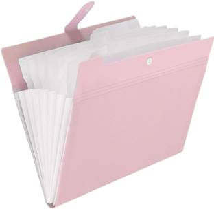 STORITE Plastic 8 Pocket A4 Paper Expanding File Folder Pockets for School Office Home