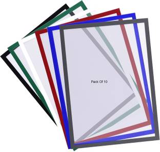 SHINING ZON Plastic Adhesive Magnetic File Folder For Documents Certificates