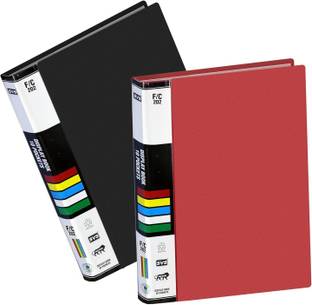 TULMAN 10 Pockets Full Scape Bound A4 Size Presentation Display Book Document Organizer F/C Paper