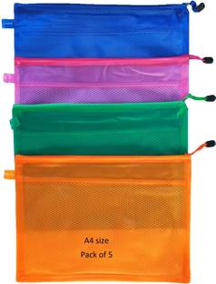 SHINING ZON Plastic Document Pouch
