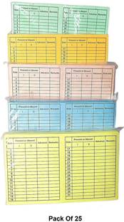 NSSP Paper Attendance Card for Daily Payroll
