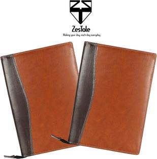 ZesTale Premium Leatherette Multipurpose PU Leather Document Folder
