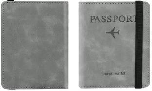 PRAGATI URZA PU Leather Passport Holder Cover Travel Wallet Organiser
