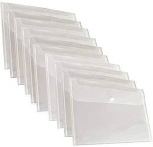 CAMPIO Plastic A4 Transparent Envelope Holder Storage Case
