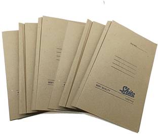 CRAFTWAFT Shila Hard Board Brown Lace File for Documents, Papers, Certificate etc Document Punch File, Lace Folder, Thread Folder
