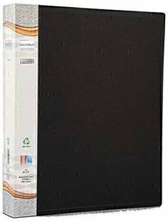SHUANG YOU plastic Business Cards Holder - 500 Cards (with Indexes) A4 - Black (500 Cards)