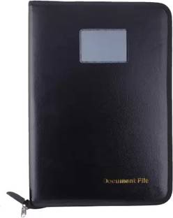 Supersoft Plastic Leather Document Folde