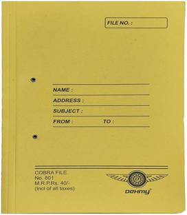 MME Card Board Premium Quality office file, cobra file