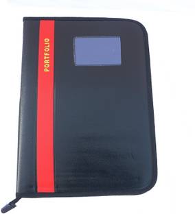 Kopila Synthetic Leather Document Bag/File Folder/Portfolio/Certificate Executive File Set of 1 Red