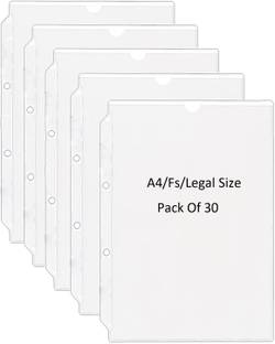 SHINING ZON PVC Punch Folder File For Documents Certificates