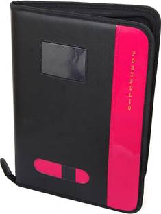 kittu Pu LEATHER PACK OF 1 B4 Size Multi-Color Exec. Files & Folders with 20-Leaf Capacity