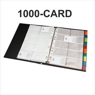 ILIKA Plastic A4 Business Cards Holder File, 1000 Cards,