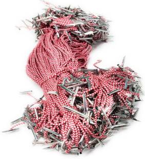 90 Degree Cotton File Lace Stretchable Office Paper File Clip Tag Binding Lace Point Thread for Knots