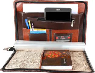 ZesTale PU Leather Multipurpose Dual Color Document Folder