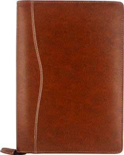 ASRAW PU Leather Professional Multipurpose B4 Size Deluxe Zipper Document Organizer 20 Leafs File Folder for Certificates, Marksheets, Degrees, Interview Portfolio, Important Documents