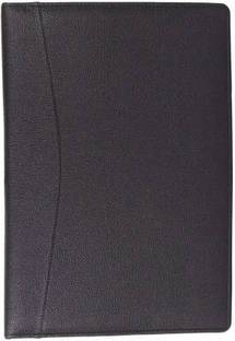 Lemork Leatherette Material Professional File Folders. Document Folder for certificates with 30 Leafs Document Bag Black File Folder