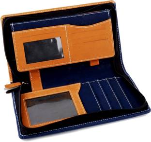 FASTIDIOUS Faux Leather Expanding Chequebook Holder Document Holder With Multiple Pockets- For Home and Office Use