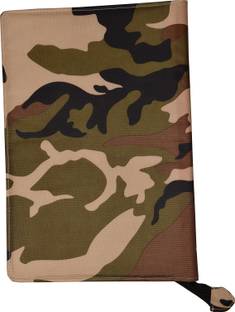 CAMPIO Leatherette Army Print B4 20 leafs File Folder for Certificates and Important Documents Folder