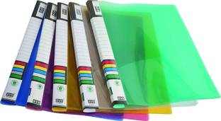 CAMPIO Polypropylene (PP) 10 Pcs Transparent File Folder Case, A4 Size Presentation File