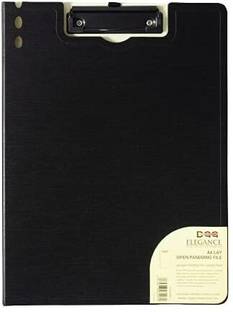 SAKSAA File Cover Folder Clipboard 360 Degree Flip Writing Pad, PP File Clipboard FILE FOLDER