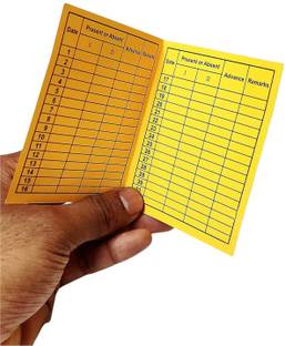 KKSW Paper Attendance Report for Daily Payroll Wages/Attendance Card for Monthly Attendance (Medium)