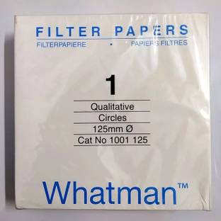 Whatman Science Filter paper 1" Dia. [12.5cm]. Round [pkt. of 100 piece] by 1 Filter Paper