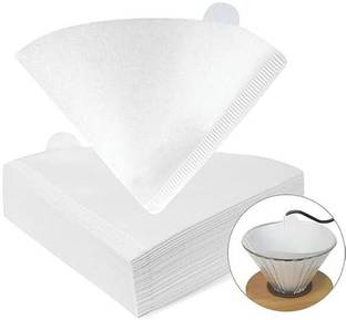FLIPXEN 100-Pieces Coffee Filter, Cone Coffee Filters, Pour Over Coffee Filter Filter Paper
