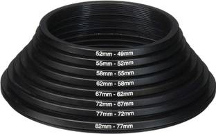 SUPERNIC Compatible With Galaxy 82mm to 49mm Step Down Conversion Filter Adapter Rings Close-up Filter